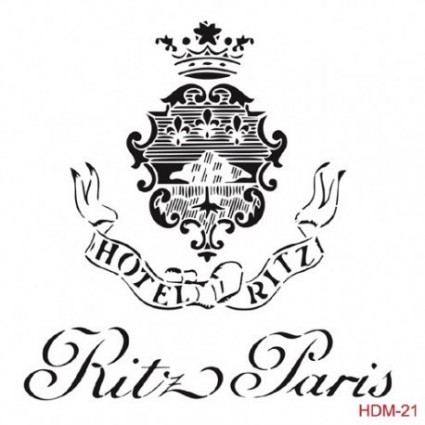 Stencil Ritz Paris 25X25